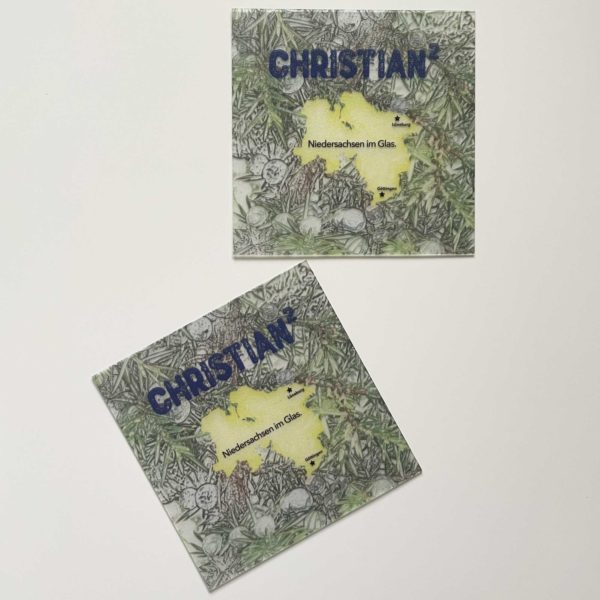 Christian² Untersetzer (5er Pack) – Bild 3