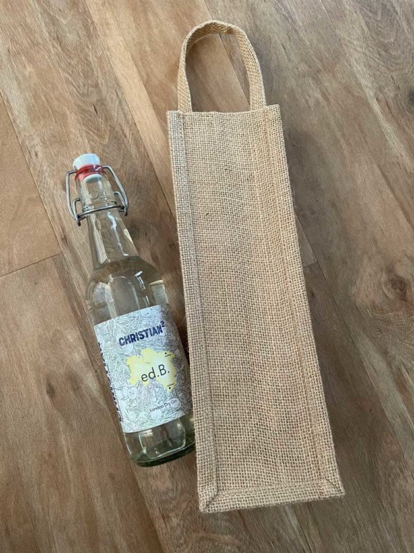 Flaschentüte aus Jute – Bild 2